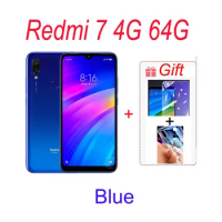 Original Xiaomi Redmi 7 4GB 64GB 6.81'' Mobile Phones Global ROM Google Play Android 4000 mAh Smartphone Fingerprint Free Gift