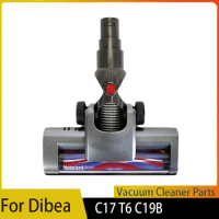 Motorized Floor Brush Head Tool For Dibea C17 T6 C19B Proscenic P8 Vacuum Cleaner Soft Sweeper Head Floor Brush Replacement