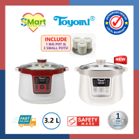 Toyomi 3.2L Double Boiler, Stew Cooker & Steamer SC 3289 *Available with New Colour*Fast Ship SG