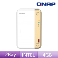 【QNAP 威聯通】搭希捷 4TB x2 ★ TS-262-4G 2Bay NAS 網路儲存伺服器