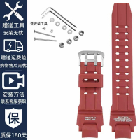 Watchband For Casio G-Shock GA-1000 1100 GW-4000 GA1100 G1400 Resin Watch Strap Men Sport Waterproof
