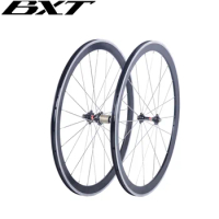 BXT 700C V-brake alloy wheels NO carbon road bicycle aluminium clincher road wheelset novatec hub chinese bicycle wheels