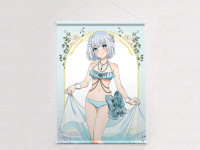 ■預購■【カーテン魂】通販｜ 約會大作戰Ⅴ POP UP SHOP『鳶一折紙／水着ドレス』掛軸。[1026]