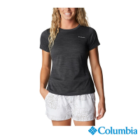 Columbia哥倫比亞 女款-涼感快排短袖上衣-黑色 UAK35110BK / S23
