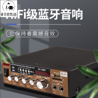 12h出貨 功放機 110V擴大機 220v大功率藍牙功放機家用小型插卡mp3迷你發燒卡拉ok車載12v擴音
