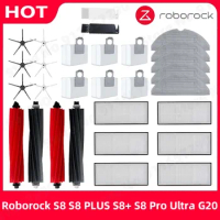 Main Side Brush Mop Hepa Filter Dust Bag For Roborock S8 S8 PLUS S8+ S8 Pro Ultra G20 Robot Vacuum Accessories