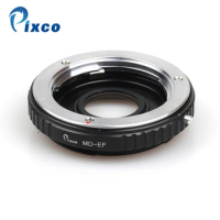 Pixco EMF AF Confirm PRO Lens Mount Adapter - Minolta Rokkor (MD / MC) SLR Lens to Canon EF Mount EOS 6D Mark II, 7D Mark II