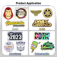 Baru - Quaff Kertas Stiker Vinyl Inkjet Anti Air A4 Size 22 Sheets Per Pack Pet Holographic / Pet Go