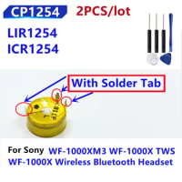 CP1254 Battery 2pcs/lot (With Solder Tab) For Sony WF-1000XM3 WF-1000X TWS WF-1000X Wireless Bluetooth Headset + Free Tools