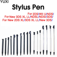 2Pcs Touch Screen Stylus Pen for Nintend New 3DS XL LL 2DS LL XL NDSL DS Lite NDSi NDS Wii U 2DS 3DS Game Control Plastic Metal