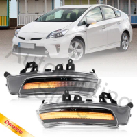 2X Led Side Mirror Indicator Lights Dynamic Side Wing Turn Signal Lamps Rearview Light For Toyota Camry Avalon iQ Prius+ Wish