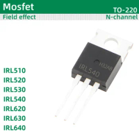 10pcs/lot MOS field-effect TO-220 package IRL510 IRL520 IRL530 IRL540 IRL620 IRL630 IRL640