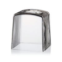 弧形透明壓克力餐巾紙盒(高) #6978
