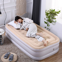 充氣床 戶外充氣床墊 家用加高氣墊床 折疊床懶人單人沖氣床墊便攜加厚床-快速出貨