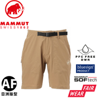 【MAMMUT 長毛象 男 Trekkers 3.0 Shorts AF 短褲《深沙褐》】1023-00471/休閒褲/健行褲