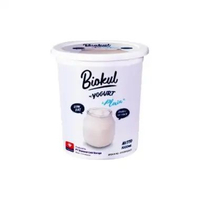 Biokul Yoghurt Stirred Plain Cup 1 L