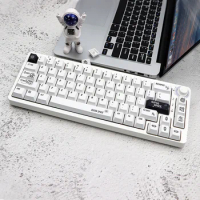 Outer Space Keycaps Cherry Profile PBT Dye Sublimation Keycap For gk61/64/68/108 GMMK PRO Mechanical Gaming Keyboard iso Key Cap