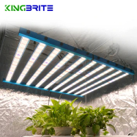 1000W 10 Bars LM281B +660nm +UV IR+Blue 460nm L1188*W1000mm LED Grow Light By KingBrite