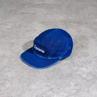 Supreme Topi SUPREME WASHED CHINO TWILL CAMP BLUE CAP 100% ORIGINAL