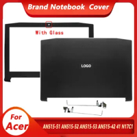 NEW For Acer Nitro 5 AN515-42 AN515-41 AN515-51 AN515- 52 AN515-53 N17C1 LCD Back Cover/ Front Bezel/Hinges Housing Case Black