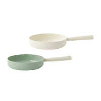 【LENANSE】韓國製平底不沾煎鍋26cm(不沾鍋/平底鍋/煎鍋/IH爐適用)
