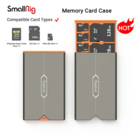 SmallRig Memory Card Case for Sony CFexpress Type-A Cards SD Cards Micro SD Cards for Action Cameras Drones Camera Rig -4107