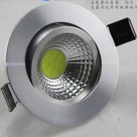 Wholesale!!! Free Shipping Dimmable COB 7W led downlight led down light led recessed light ,with the powersupply
