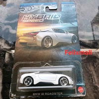 ​Hot Wheels BMW i8 Roadster White Silver Series Hybrid Speed Original Mattel