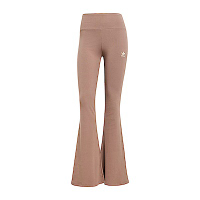 Adidas ESS FL Leggings JC9023 女 喇叭褲 長褲 緊身 休閒 復古 流行 奶茶