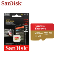 Original SanDisk Extreme Micro SD Card A1 A2 Class 10 V30 microSDXC Cards 32GB 64GB 128GB 256GB 400GB 512GB 1TB TF Memory Card