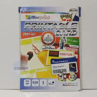 Printable Card BLUEPRINT PVC ID Card Double Sided 830 Isi 5 sheet