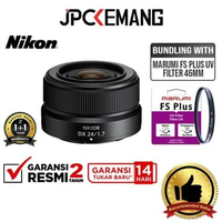 JPC KEMANG Nikon Z 24mm f1.7 DX Lensa Nikkor Z 24 mm f/1.7 GARANSI RESMI with Filter UV