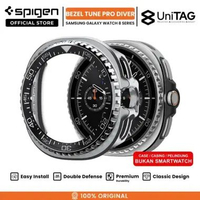 SPIGEN Bezel Tune Diver Pilot for Samsung Galaxy Watch 8 44mm / 46mm Classic Stainless Steel Protect