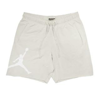 【NIKE 耐吉】短褲 Jordan Essential 男款 象牙白 喬丹 磨毛 不收邊 棉褲(DV5028-104)