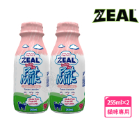 【ZEAL 真致】紐西蘭貓咪專用鮮乳255ml x2罐(鮮奶 貓咪牛奶 貓牛奶 牛磺酸 益生元 全齡貓適用)