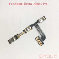 For Xiaomi Redmi Note 5 Pro Power Volume Side Key button Flex Cable Note5 On Off Switch Flex Cable Replacement Part