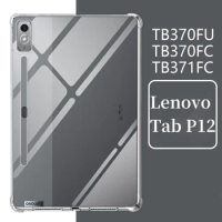 New For Lenovo Tab P12 Case 12.7 inch 2023 TPU Silicon Soft Shell Airbags Cover for Funda Lenovo Xiaoxin Pad Pro 12 7 12.7 Case