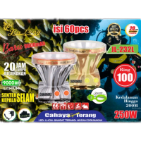 senter kepala selam jinlong body loreng 150 watt dan 200 watt jl-232L //jl-132L baterai 9000mAh taha