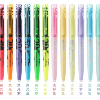 PILOT SW-FL Frixion Erasable Highlighter Pastel Color Fluorescent Marker Pen 12 Colors Japan