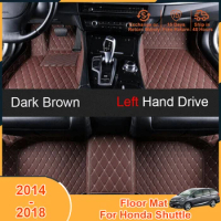 2014-2018 for Honda Shuttle 2014 2015 2016 2017 2018 Accessories Foot Pad Left Hand Floor Mats Carpets Cover Leather