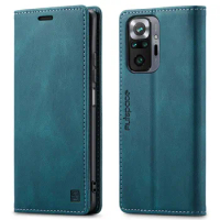 Redmi Note 10 Pro Case Wallet Magnetic Card Flip Cover For Redmi Note 10 11 12 Pro Note 10s Pro Case Luxury Leather Phone Cover
