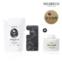 【SHARECO】捕蠅草迷幻空間擴香補充包450ml+香水吊卡－贈擴香圓瓶(多款任選)