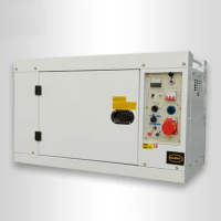 The manufacturer supplies 6.5kw diesel generator and 10kva small silent generator for home use on site