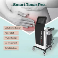 Multifunctional Powerful 3 In 1 Shockwave Ret Cet Smart Tecar ED Electromagnetic Physiotherapy Massage Pain Relief Machine