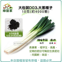 【綠藝家】大包裝D03.大蔥種子10克(約4000顆)