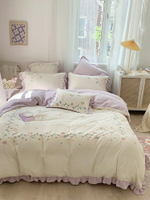 加厚牛奶絨四件套珊瑚絨床單被套冬季雙面加絨法蘭絨被罩床上用品