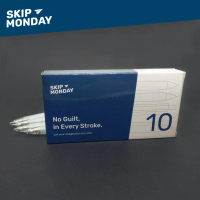 Skip Monday Mechanical Pencil Transparent 0.5 mm Pensil Mekanik Cetek Ala MUJI Pentel Caplet