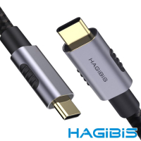 HAGiBiS海備思Type-C公對公USB3.1 Gen2 3A PD快充傳輸線1.2M