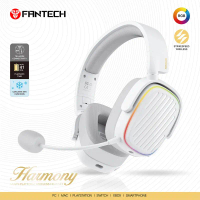 หูฟังบลูทูธไร้สาย, FANTECH Harmony WHG02, 5.3, ไดอะแฟรมที่ช่วยเสริมเสียงเบส 50 มม., ชุดหูฟังสำหรับเล