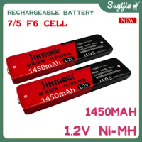 1pcs 7/5F6 67F6 1450mAh Battery 1.2V Ni-mh 7/5 F6 Cell for-panasonic for-sony MD CD Cassette Tape Player Gum Lithium Batteries